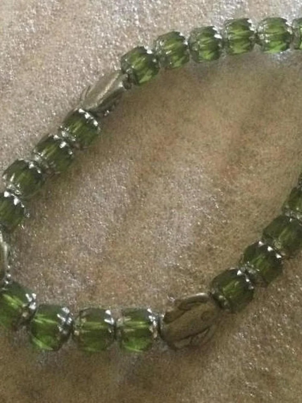 Green And Silver Frog Bracelet
